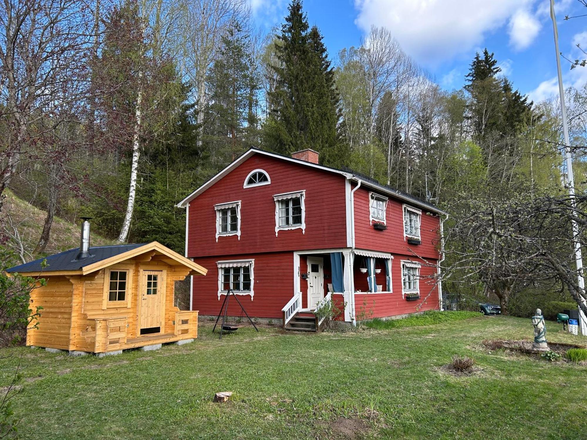 Charmig Villa Med Bastu Och Snabbt Wifi Långav Exteriör bild
